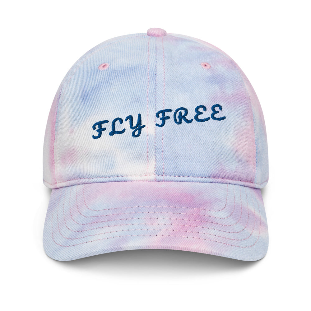 Tie dye FLY FREE hat - Fly Free Clothing