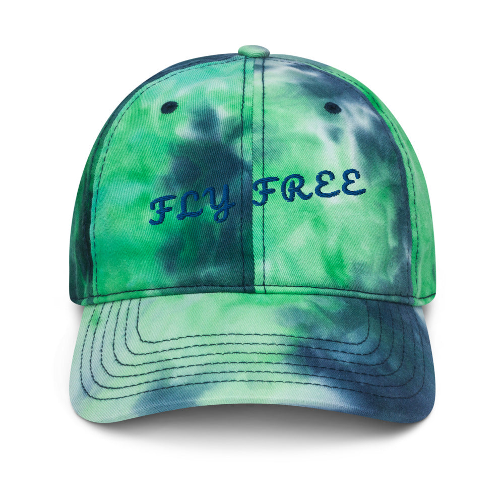 Tie dye FLY FREE hat - Fly Free Clothing