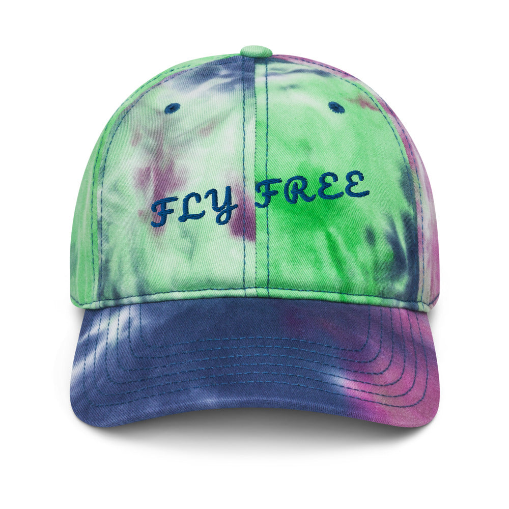 Tie dye FLY FREE hat - Fly Free Clothing