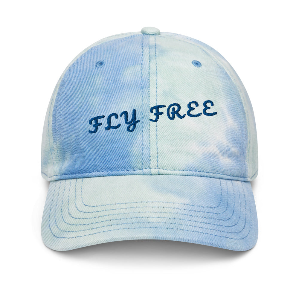 Tie dye FLY FREE hat - Fly Free Clothing