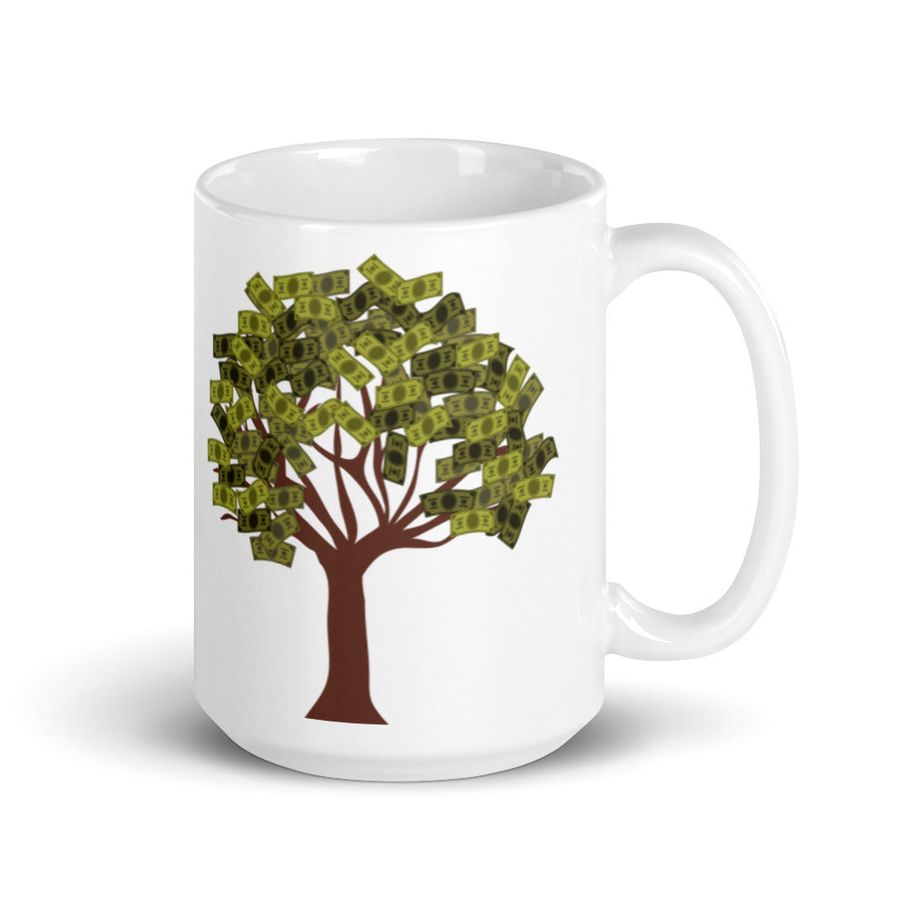 Money Tree Mug 11 or 15 oz - Fly Free Clothing